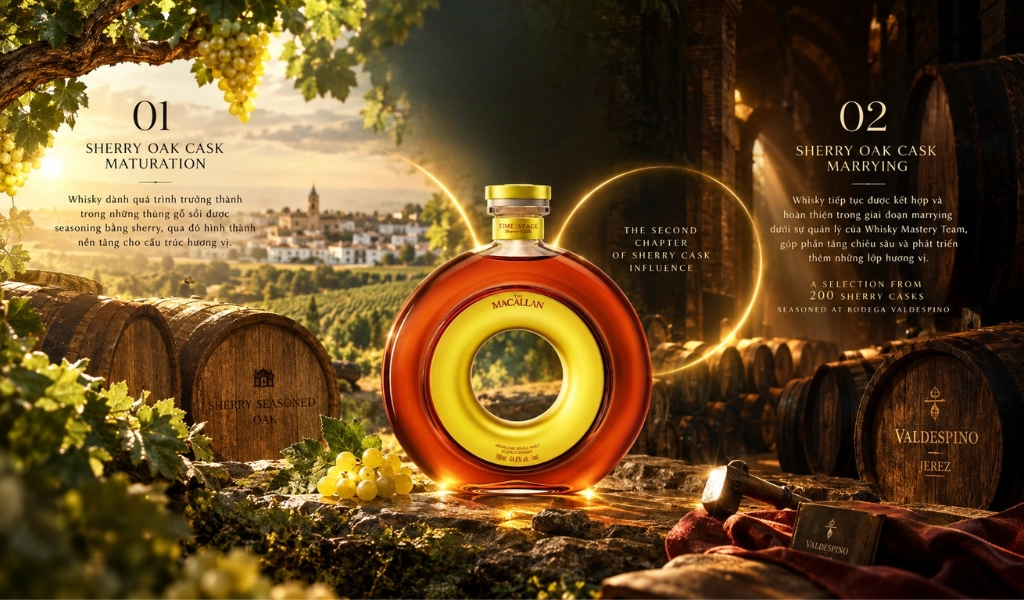 The Macallan Time Space Sherry Cask Mới
