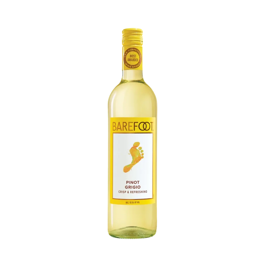 Rượu Vang Trắng Mỹ Barefoot Varietal Pinot Grigio