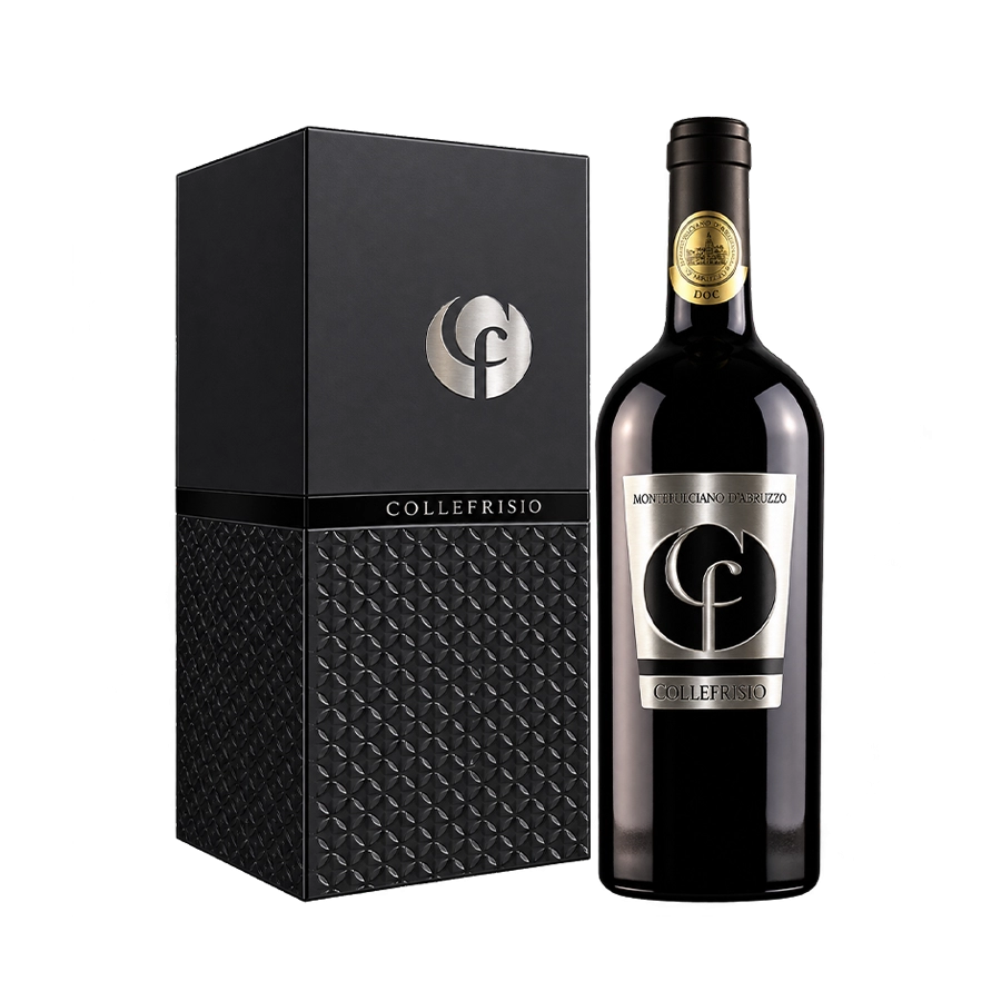 Rượu Vang Đỏ Ý Hộp 1 chai CF Collefrisio Montepulciano D'Abruzzo