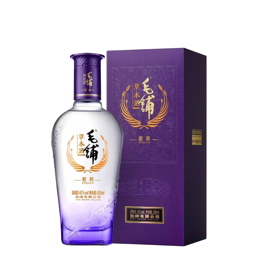 Rượu Mao Phố Tử Kiều Tửu/ Maopu Purple Buckwheat Liquor/ 毛铺紫荞酒 45% 500ml