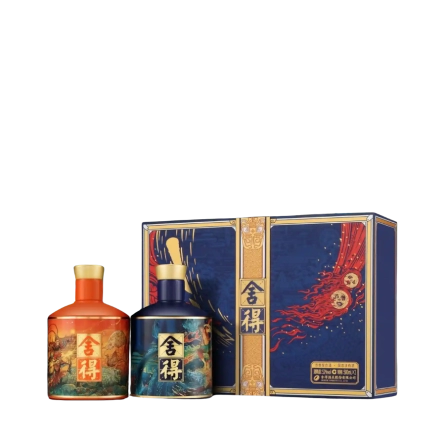 Rượu Xá Đắc Thần Thoại Hộp Quà Xanh/ Shede Mythical Characters Blue Gift Box/ 品味舍得·神话人物蓝色礼盒