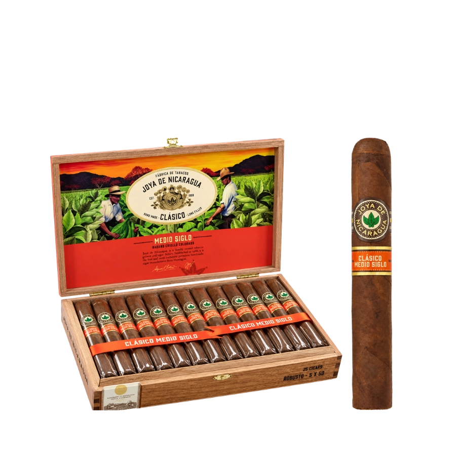 Xì Gà Joya de Nicaragua Clasico Medio Siglo Robusto