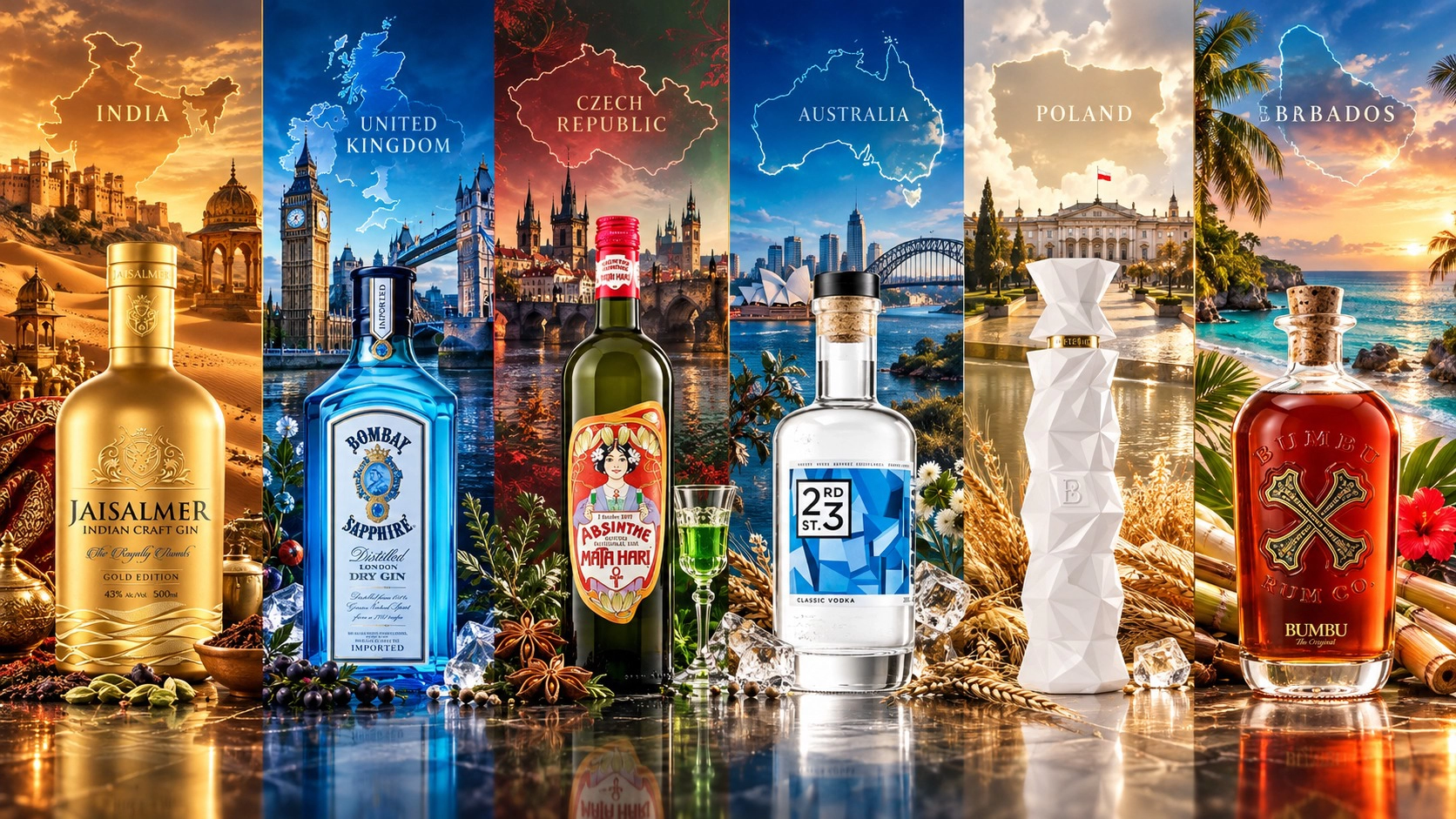 CHỌN LIQUOR THEO XUẤT XỨ