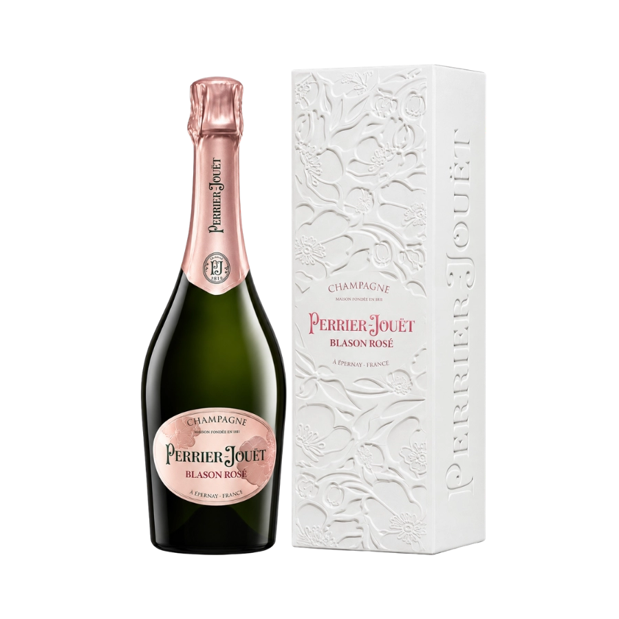 Rượu Champagne Pháp Perrier Jouet Blason Rose Gift Box