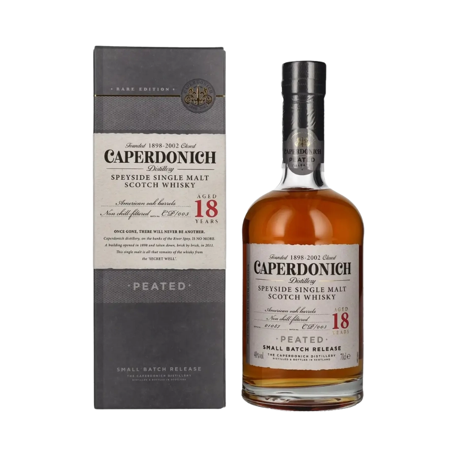 Rượu Whisky Scotland Caperdonich 18 Year Old Peated