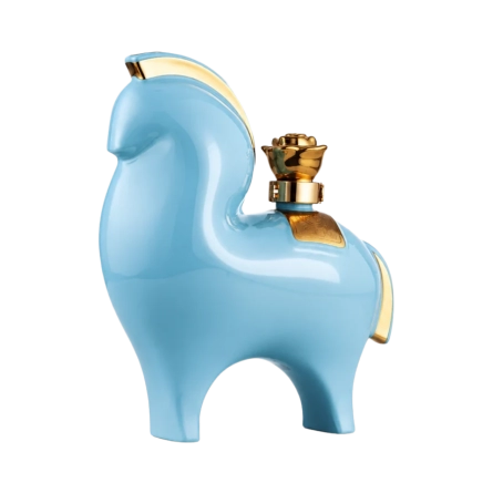 Rượu Lô Châu Lão Kiệu Khả Ái Câu Lam Bản / Luzhou Laojiao Sky Blue/ 可爱驹 天蓝版