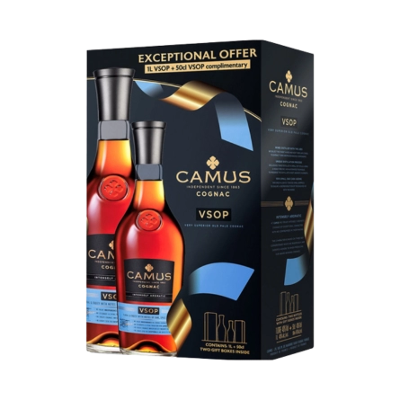 Rượu Cognac Pháp Camus VSOP Gift Set