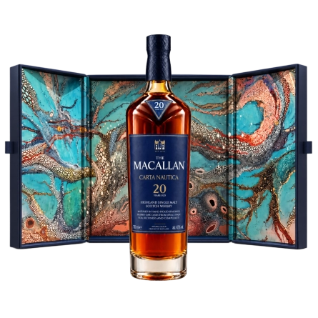 Rượu Whisky The Macallan Carta Nautica 20 Year Old 42% Travel Exclusive