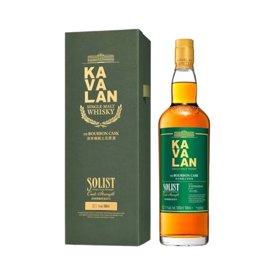 Rượu Whisky Kavalan Solist Ex-Bourbon Single Cask Strength 1000ml