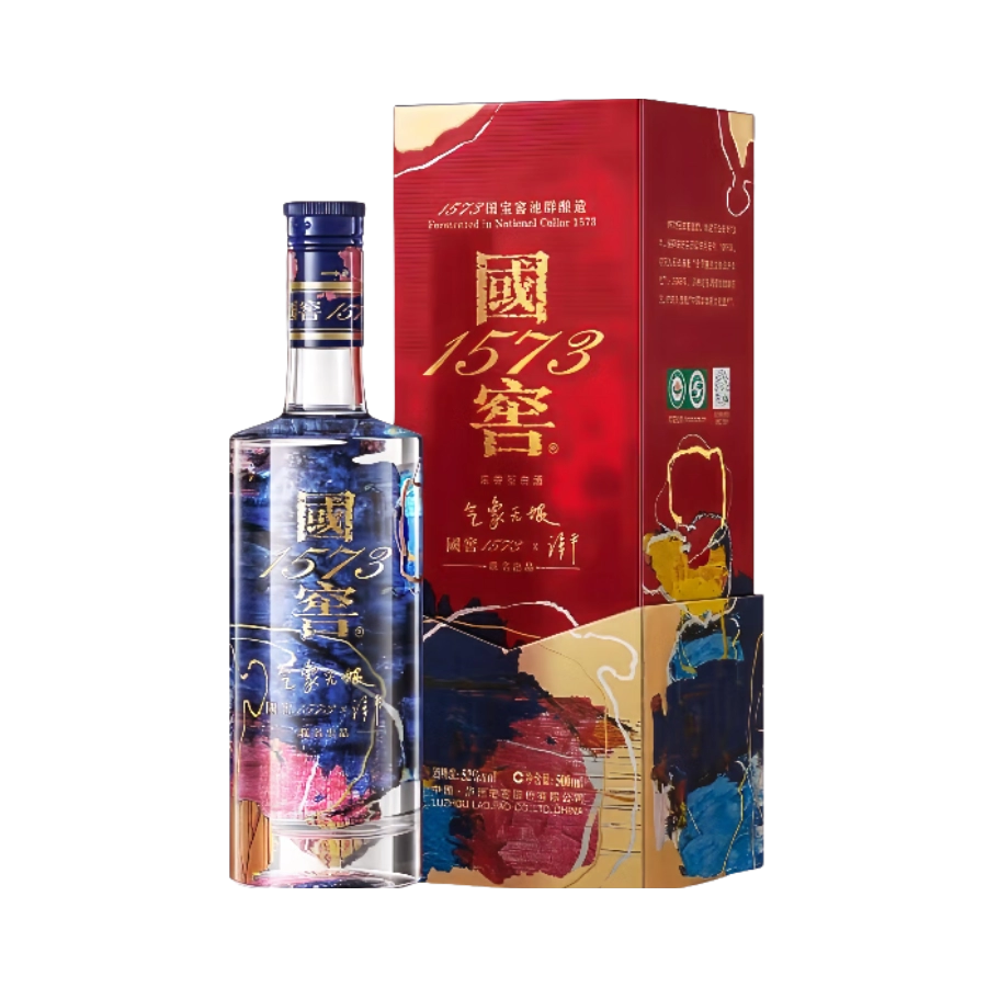 Rượu Lô Châu Lão Kiệu Tân Xuân Quốc Hầm 1573 52%/ Guojiao 1573 Classic x Tan Ping 52%/ 国窖1573×谭平“气象无垠”艺术新春酒