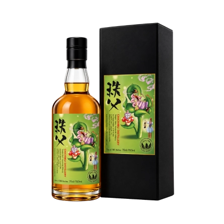 Rượu Whisky Nhật Chichibu Ichiro's Malt Single Cask #7491 Caterpillar 2017