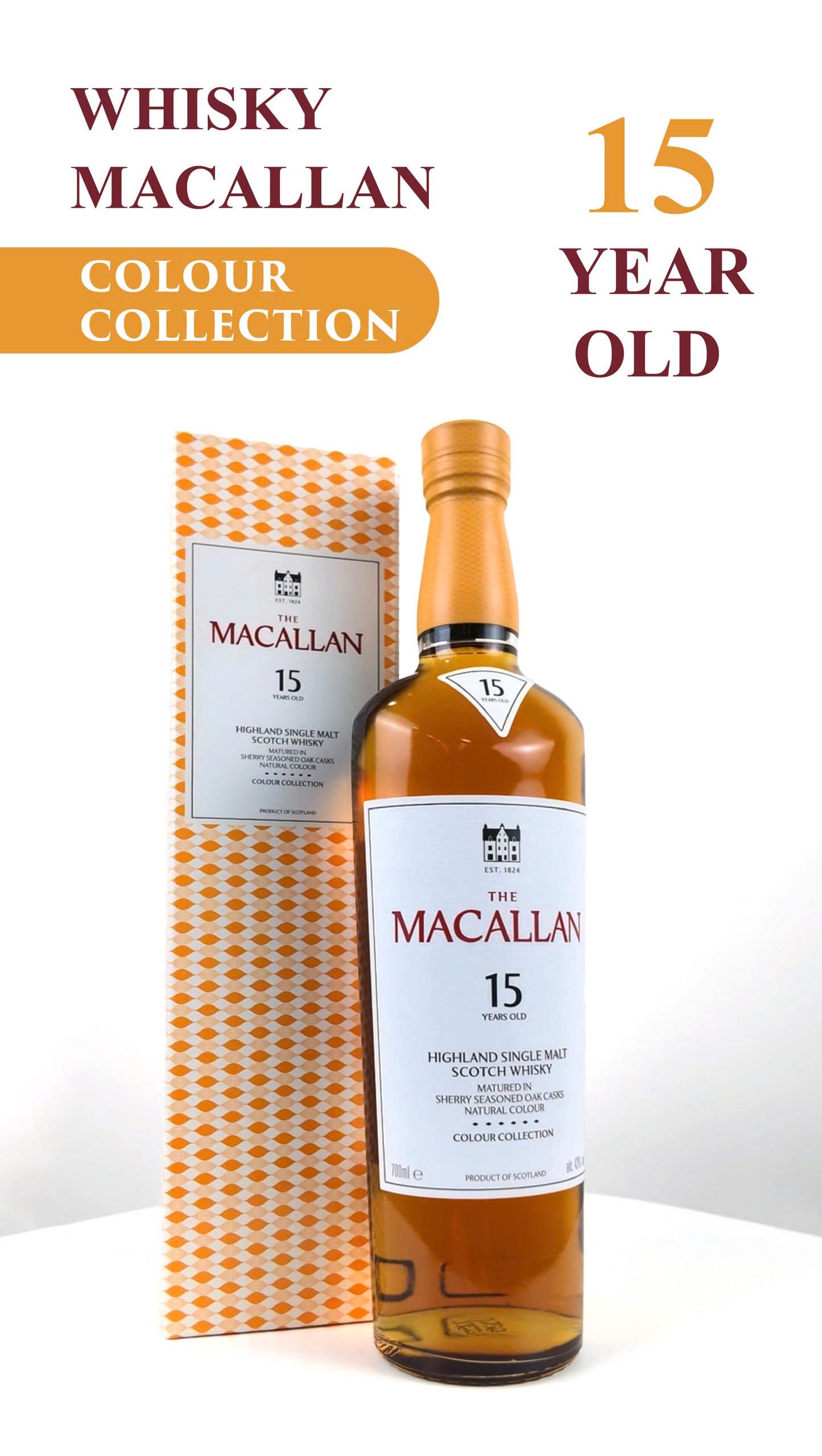 Rượu Whisky The Macallan 15 Year Old - Colour Collection