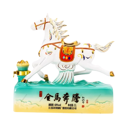 Rượu Dương Hà Kim Mộng Nhưỡng Ngựa 2026/ Yanghe Jinmengniang Year of the Horse Zodiac 2026/ 洋河梦之蓝马年生肖纪念版 68度