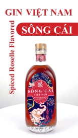 Rượu Gin Việt Nam Sông Cái Spiced Roselle Flavored Gin