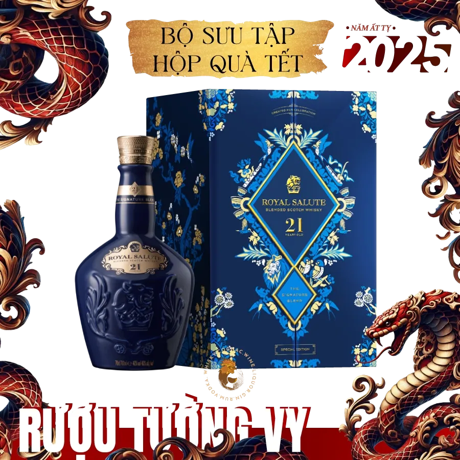 Rượu Whisky Royal Salute 21 Year Old Phiên Bản Hộp Quà Tết 2025