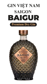Rượu Gin Việt Nam Saigon Baigur Premium Dry Gin