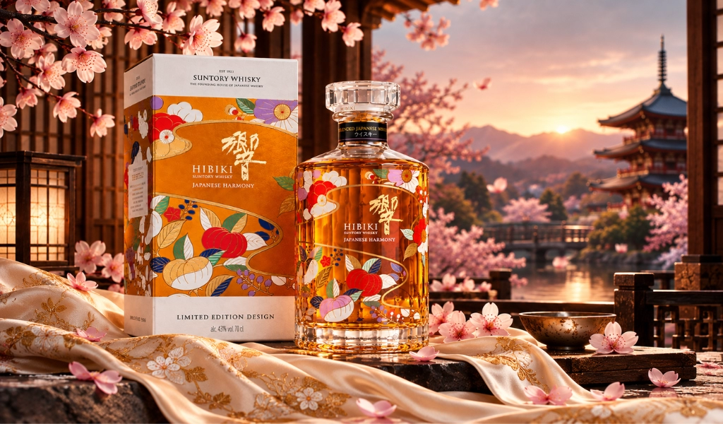 Hibiki Harmony Chiso 2026: Kimono Kyoto Trên Whisky Nhật