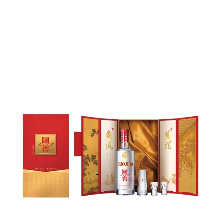 Rượu Lô Châu Lão Kiệu 1573 Kèm Set Ly/ Guojiao 1573 Gift Set/ 国窖1573 礼盒装