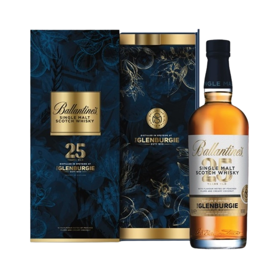 Rượu Whisky Ballantine's 25 Year Old Single Malt Glenburgie