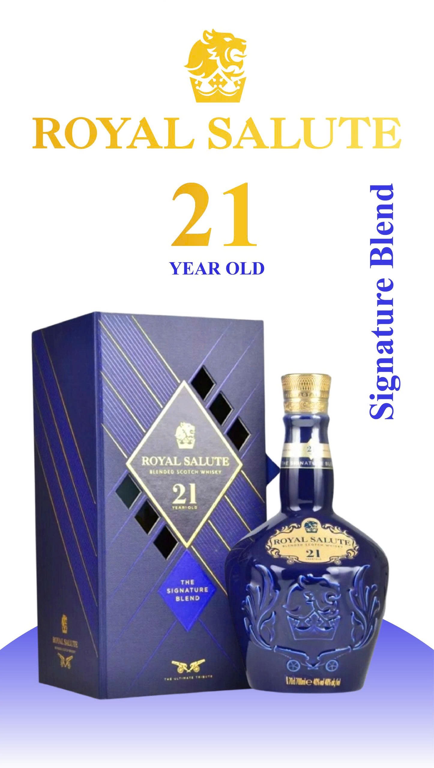 Rượu Whisky Royal Salute 21 Year Old Signature Blend  ( Chivas 21 )