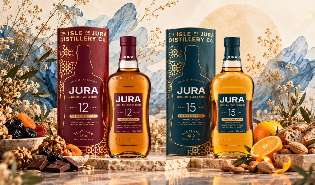 Jura Ra Mắt BST Whisky Hoàn Thiện Trong Thùng Sherry Mới