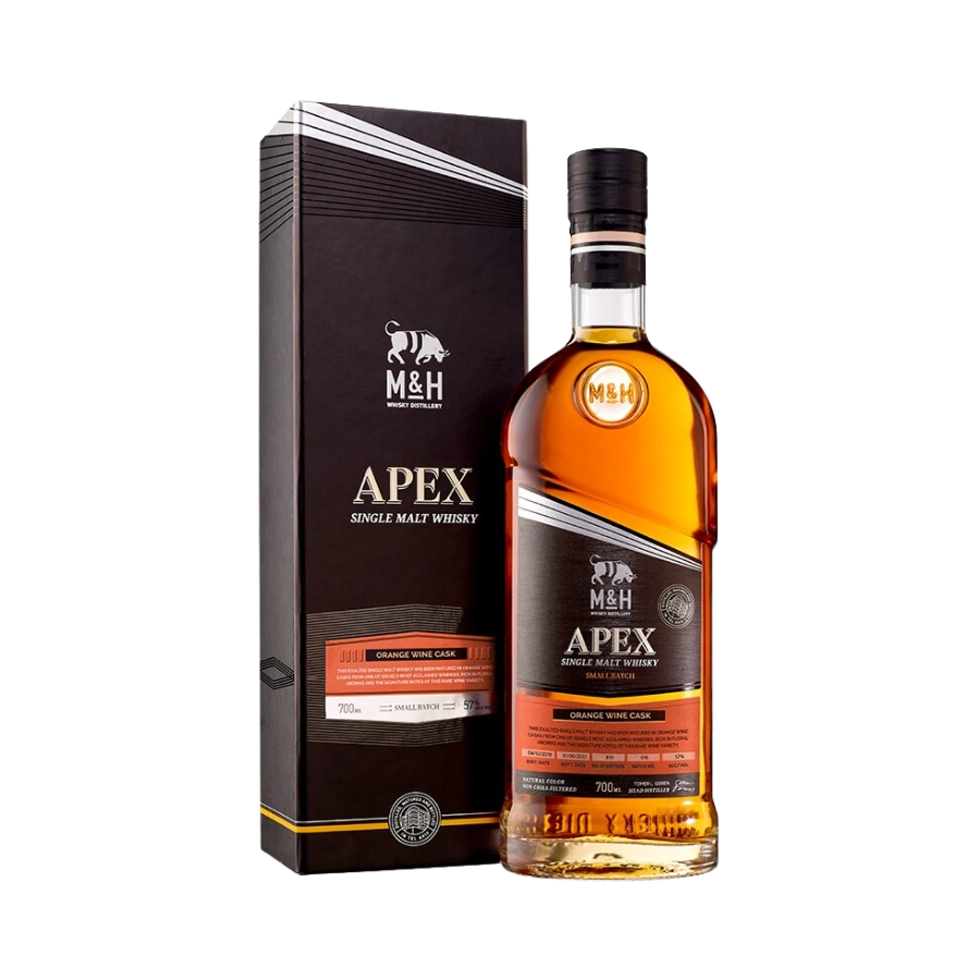 Rượu Whisky Israel M&H Apex Orange Wine Cask
