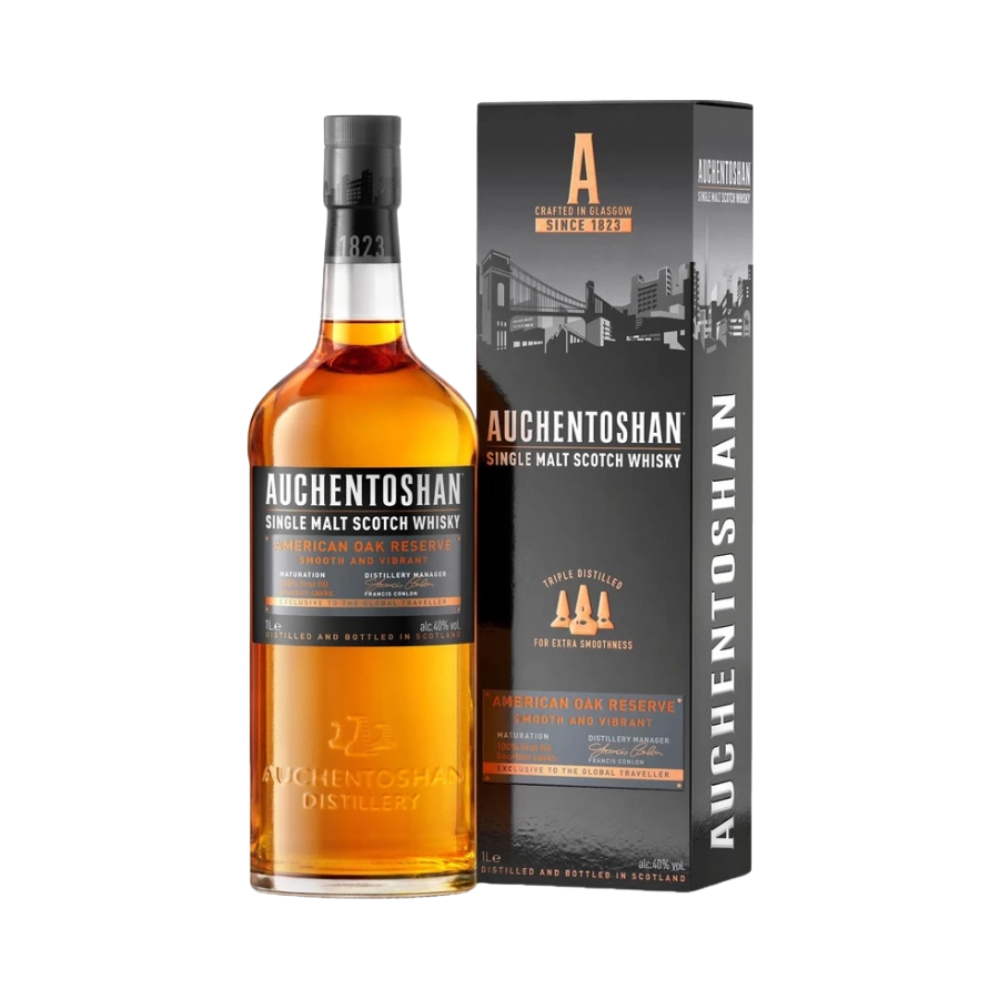 Rượu Whisky Auchentoshan American Oak 1000ml
