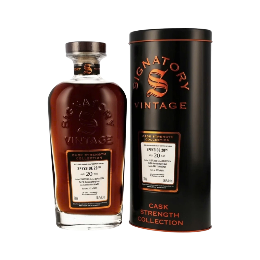 Rượu Whisky Signatory Vintage Speyside 20 Year Old Cask Strength Collection Vintage 2005