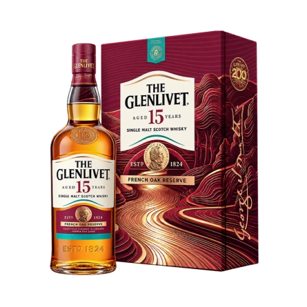 Rượu Whisky Glenlivet 15 Year Old Phiên Bản Hộp Quà Tết 2027