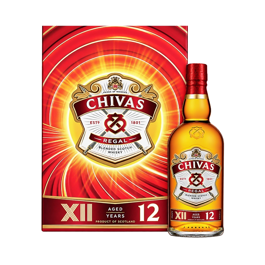 Rượu Whisky Chivas 12 Year Old Phiên Bản Hộp Quà Tết 2027