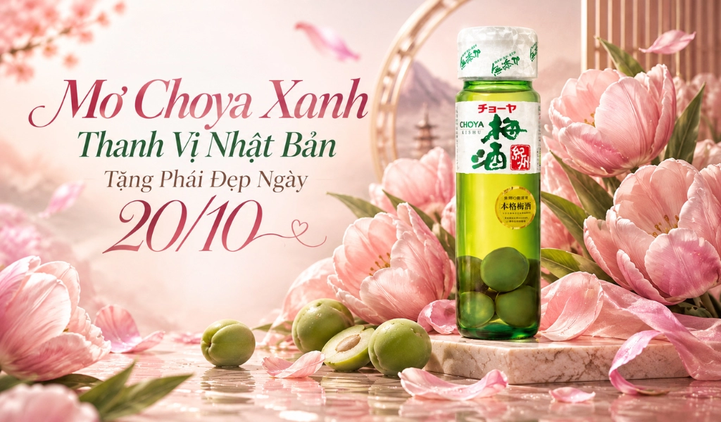 Mơ Choya Xanh Thanh Vị Nhật Bản Tặng Phái Đẹp Ngày 20/10