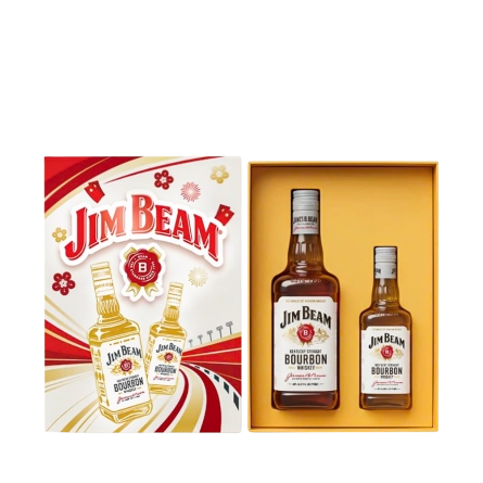 Rượu Whisky Jim Beam White Phiên Bản Hộp Quà Tết 2027