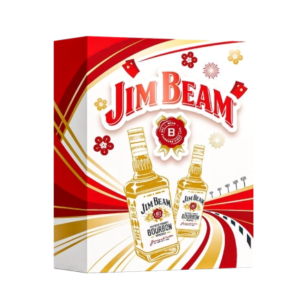 Rượu Whisky Jim Beam White Phiên Bản Hộp Quà Tết 2027