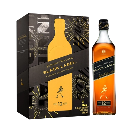 Rượu Whisky Johnnie Walker Black Label 12 Year Old Phiên Bản Hộp Quà Tết 2027