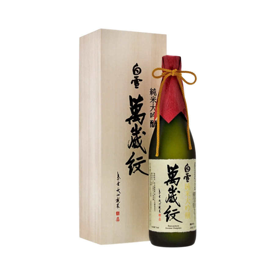 Rượu Sake Nhật Bản Shirayuki Banzaimon Junmai Daiginjo