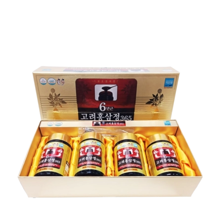 Cao Hồng Sâm 365 Hàn Quốc Hộp 4 Hũ