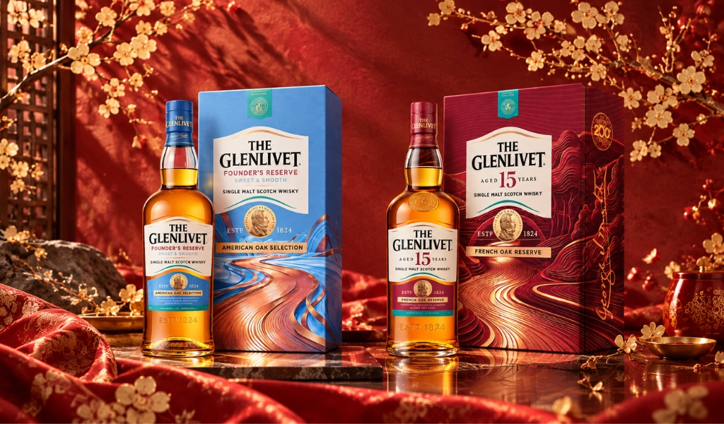 Glenlivet Hộp Quà Tết 2027 Nét Sang Trọng