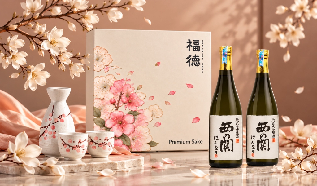 Nishinoseki Hannary 720ml Hộp Quà Phúc Hoa Niên 2027