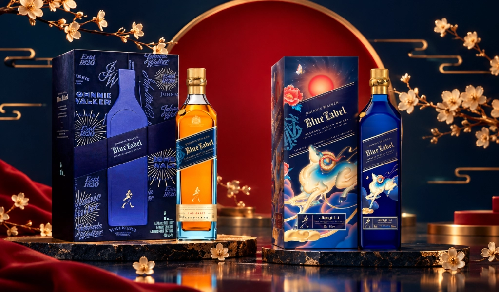 Johnnie Walker Blue Label Hộp Quà Tết
