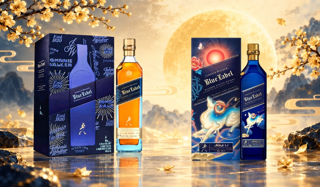 Johnnie Walker Blue Label Hộp Quà Tết Khai Xuân
