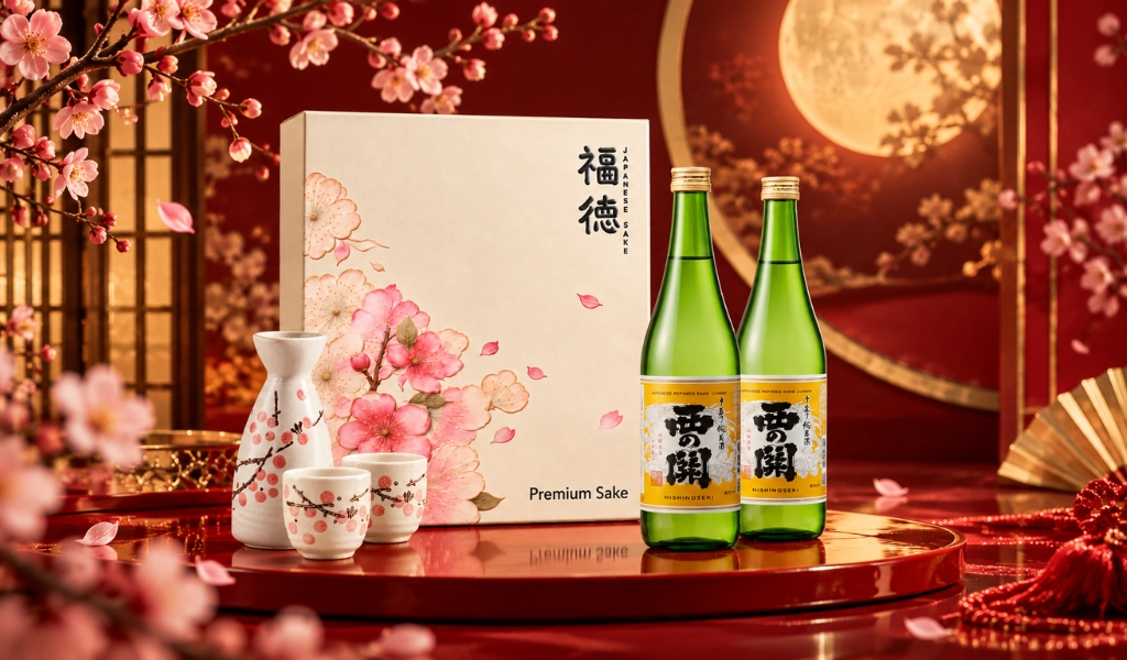 Nishinoseki Hộp Quà Phúc Hoa Niên Tết