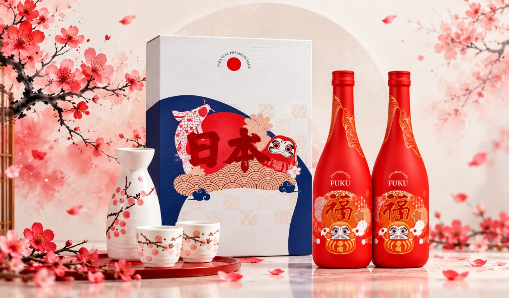 Nishinoseki Fuku 720ml Hộp Quà Đôi Daruma 2027