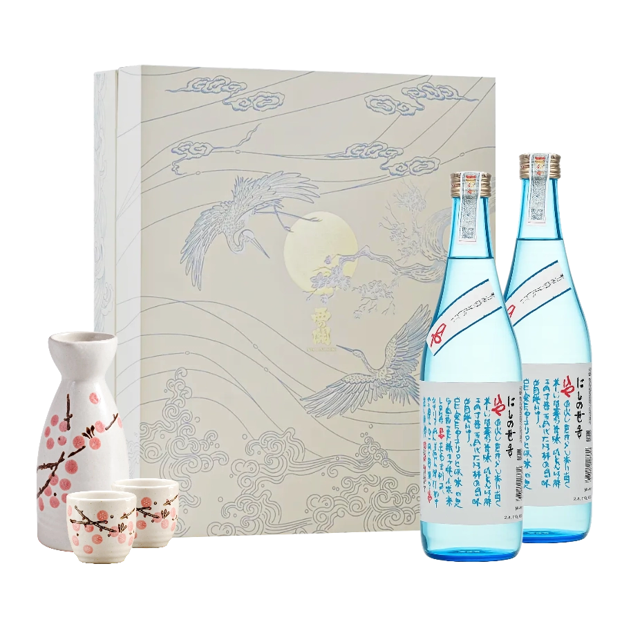 Rượu Sake Nhật Nishinoseki Hiya 720ml Hộp Quà Vạn Phúc 2027